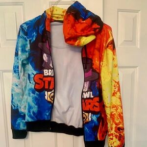 Brawl Stars fan hoodie boys/girls/unisex bright colors 12y